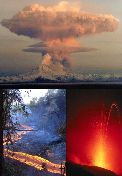 Volcanic eruption